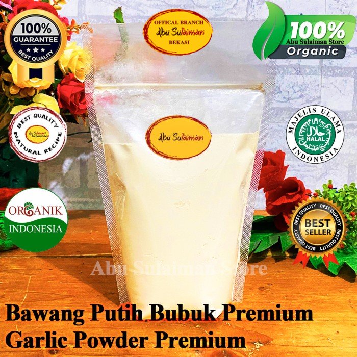 

GARLIC POWDER 25 Gram / Premium Garlic Powder 25 Gram / Bawang Putih Bubuk Murni Halal 25 gram