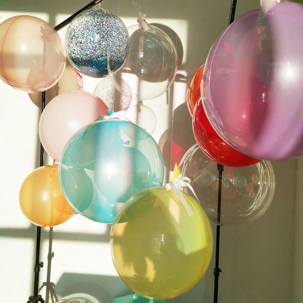 【 ELEGANT 】 Bobo Balon 18inch 10pcs Valentine Day Wedding Balon Helium Ulang Tahun Bulat