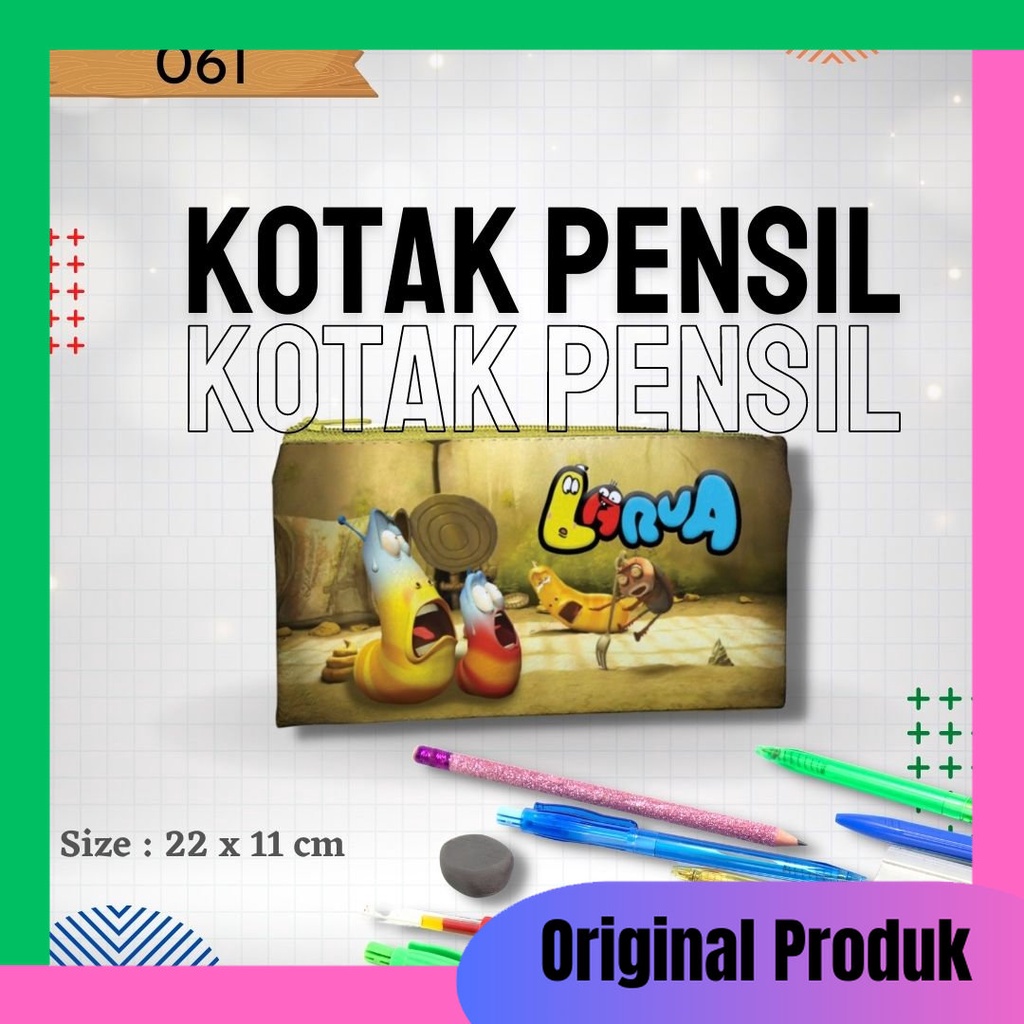 

Tempat Pensil, Kotak Pensil 061 gambar Larva Serbaguna Murah Dan Kualitas Terjamin , Original Produk Bahan Tebal