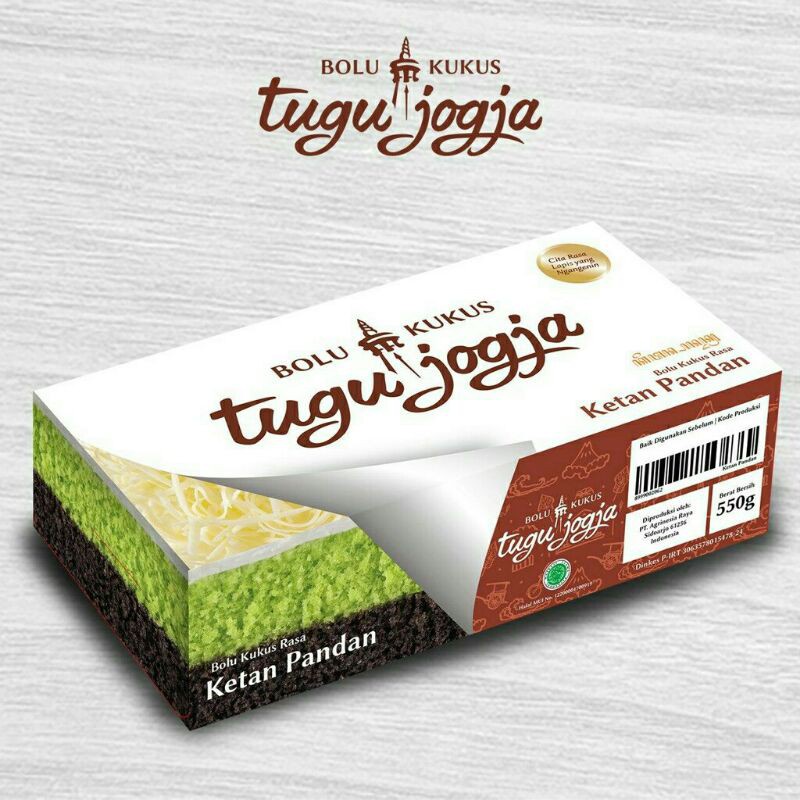 

[OLEH-OLEH JOGJA] Bolu Kukus Tugu Jogja Regular Pack Rasa Pandan-Cokelat-Susu