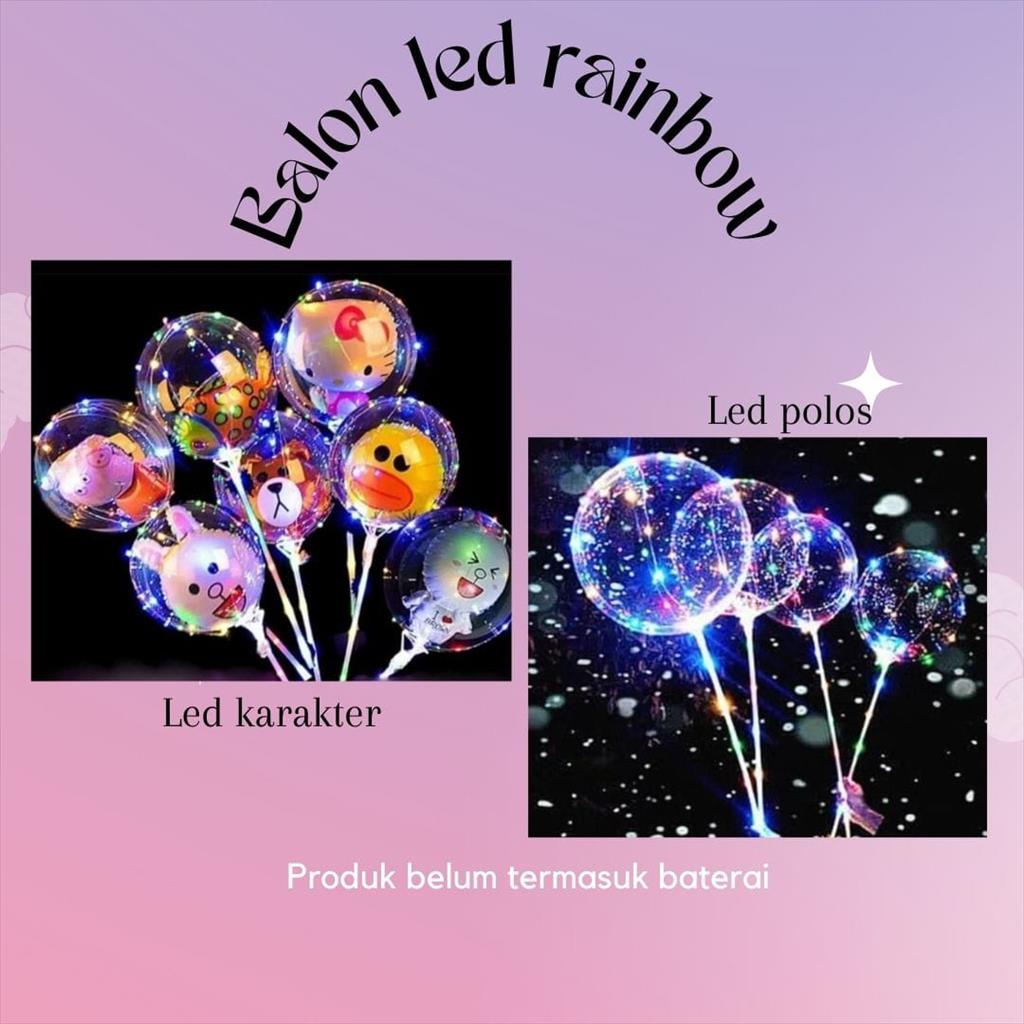 LS 565 - Balon nyala warn-warni rainbow