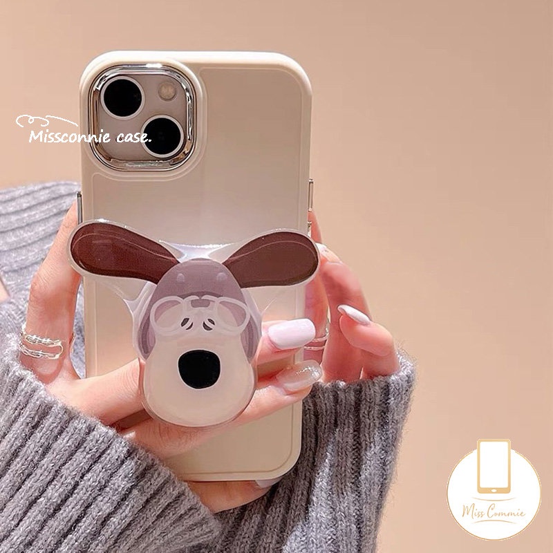 Ins Korea Butterfly Bracket Phone Grip Holder Ring Lucu Puppy Kartun Beruang Anjing Yang Indah Kucing Lucu Fashion Pisang Goreng Universal Scalable Phone Stand Holder