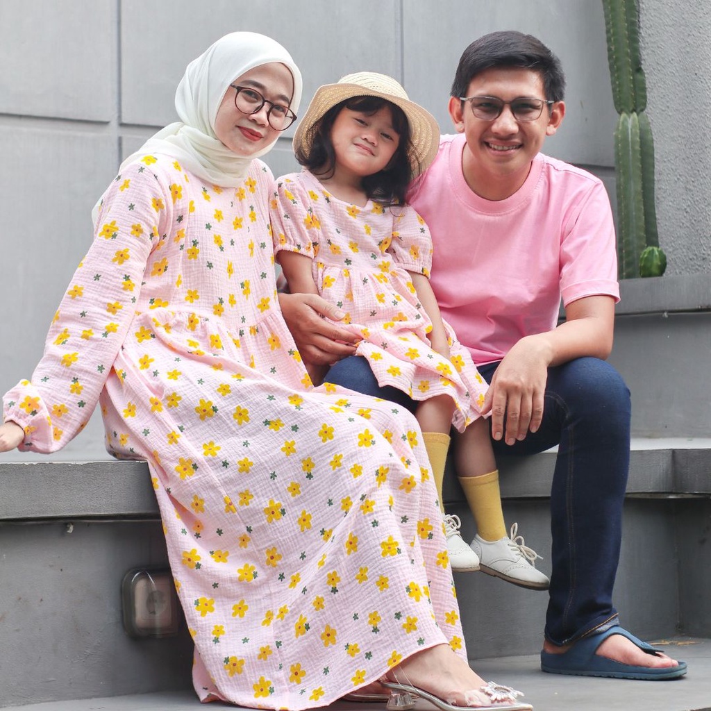 Ghazu - Elisa Family Set | Baju Keluarga | Baju Couple Keluarga | Tunik