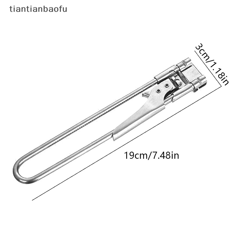 [tiantianbaofu] Adjustable Jar Opener Stainless Steel Manual Botol Dapat Tutup Pembuka Untuk Tangan Yang Lemah Pegangan Mudah Pembuka Toples Aksesoris Dapur Set Butik