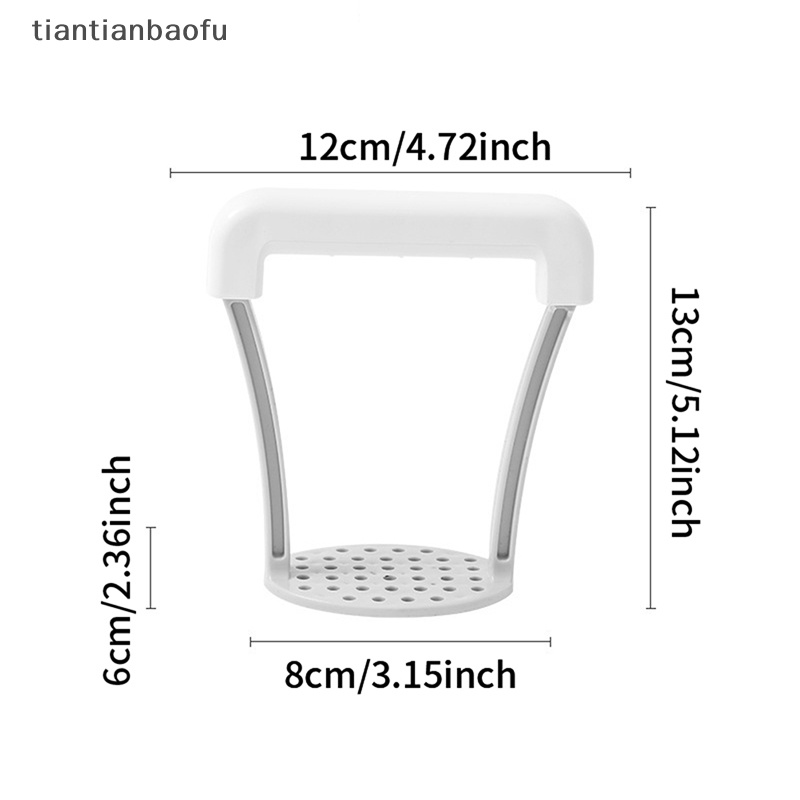 [tiantianbaofu] Alat Penghancur Press Penghancur Kentang Sayur Buah Potatoe Plastik Butik