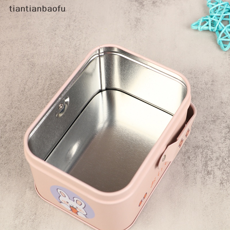 [tiantianbaofu] Vintage Kecil Koper Penyimpanan Tinplate Candy Box Cookie Gift Box Storage Bisa Butik