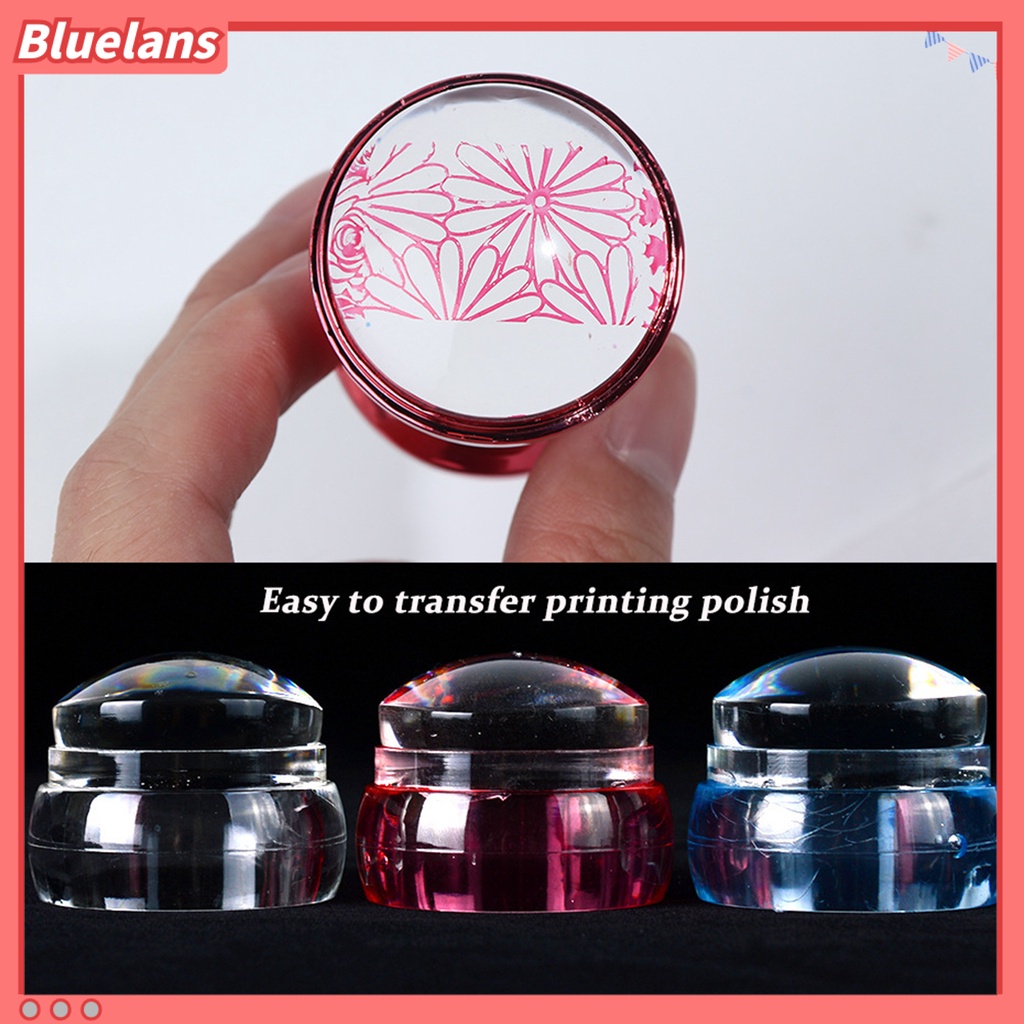 [BLM] Nail Art Stamper Reusable Nyaman Mudah Digunakan Alat Kuku Cap Seal Untuk Kuku