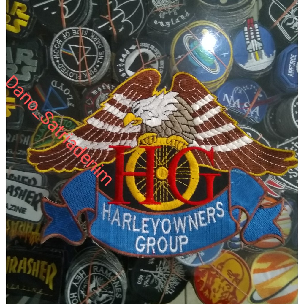 Patch Bordir JUMBO hARLEY