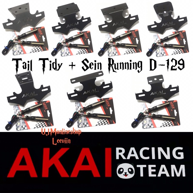 Dunia Variasi - Tail tidy AKAI Racing + Sein Running D-129 Ready Cbr150r,Cb150r,R15 v3,R15 v2,Gsx,Ninja250,R25,Cbr250rr &amp; Motor Lain Nya