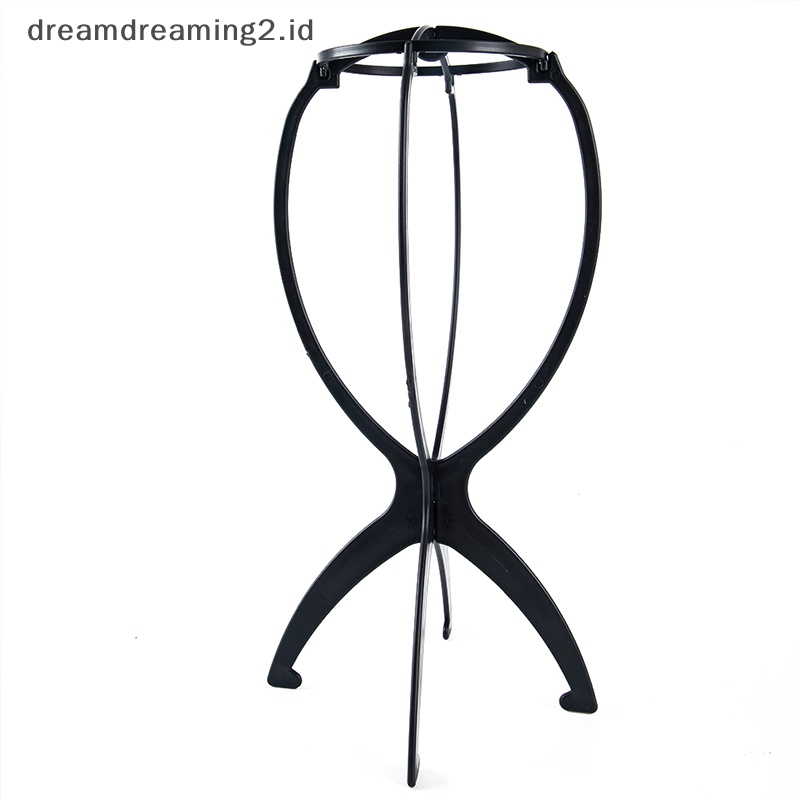 (drea) Stand Wig Ajustable Topi Plastik Display Wig Head Holder Manekin Kepala/Stand //