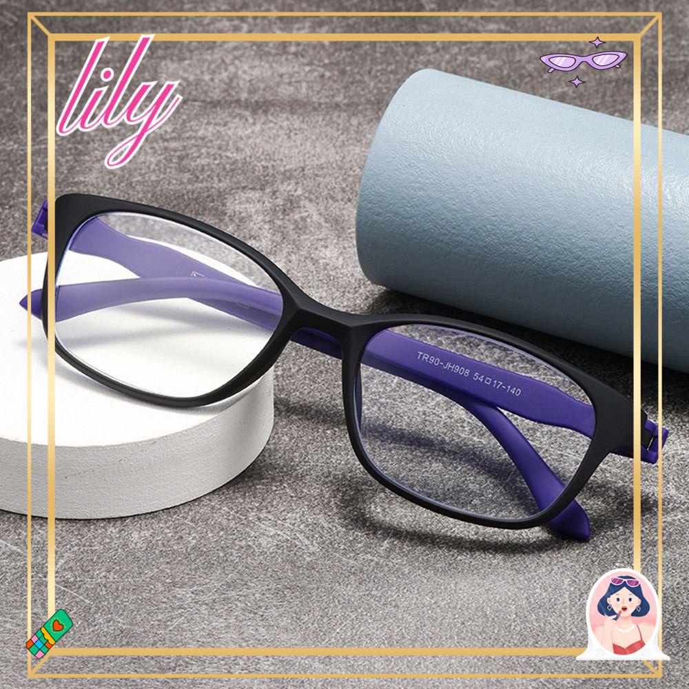 Lily Kacamata Baca Nyaman Elegan Pelindung Mata Vintage Ultra Light Frame