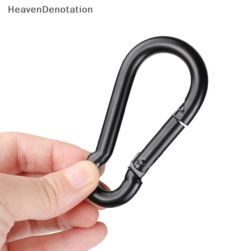 [HeavenDenotation] Gantungan Kunci Logam Klip Kait D Carabiner Hooks Konektor Untuk Membuat Perhiasan Key Ring Temuan DIY Grosir HDV