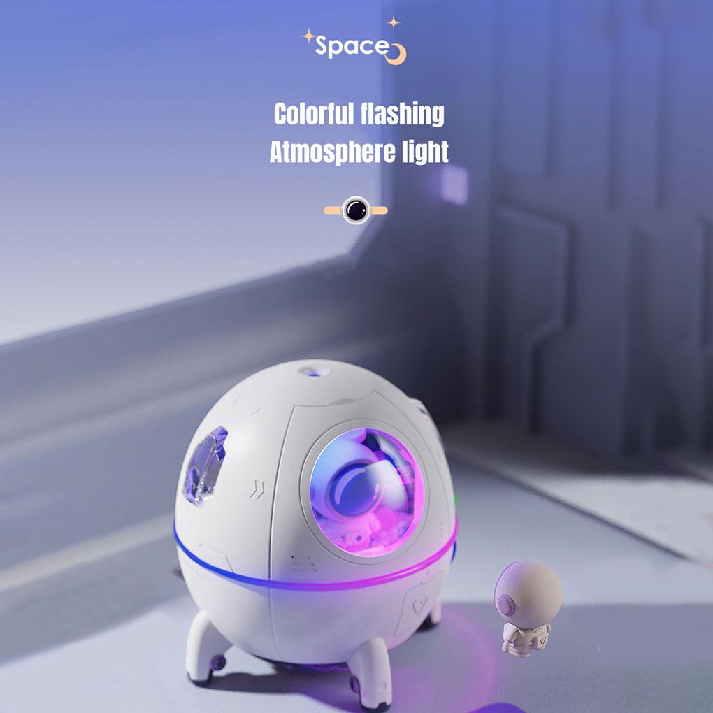 Astronaut Space Air Humidifier LED Colorful Mist Diffuser Aroma Purifier USB Pelembab Pewangi Ruangan Kantor