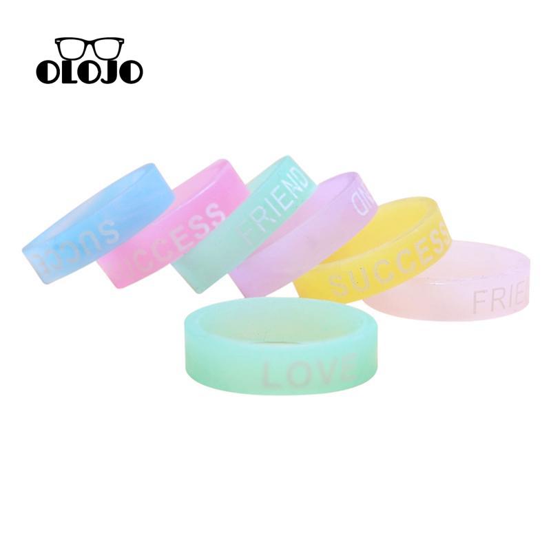 [Olojo Cincin Silikonnoctilucent Cincin Bercahaya Keren Cincin Elektronik Lengan Rokok Anti-slip