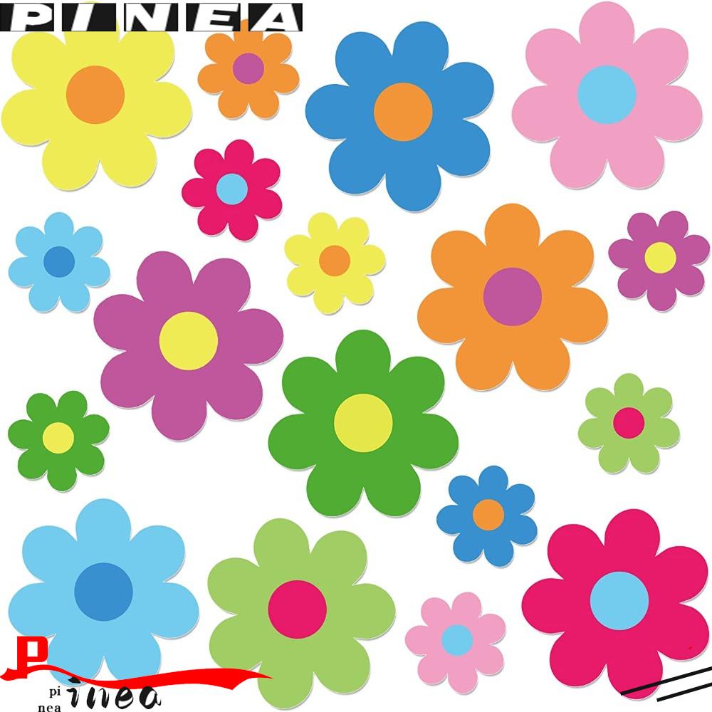 Nanas 63PCS Bentuk Bunga Warna-Warni Dekorasi Sekolah Kelas Floral Craft