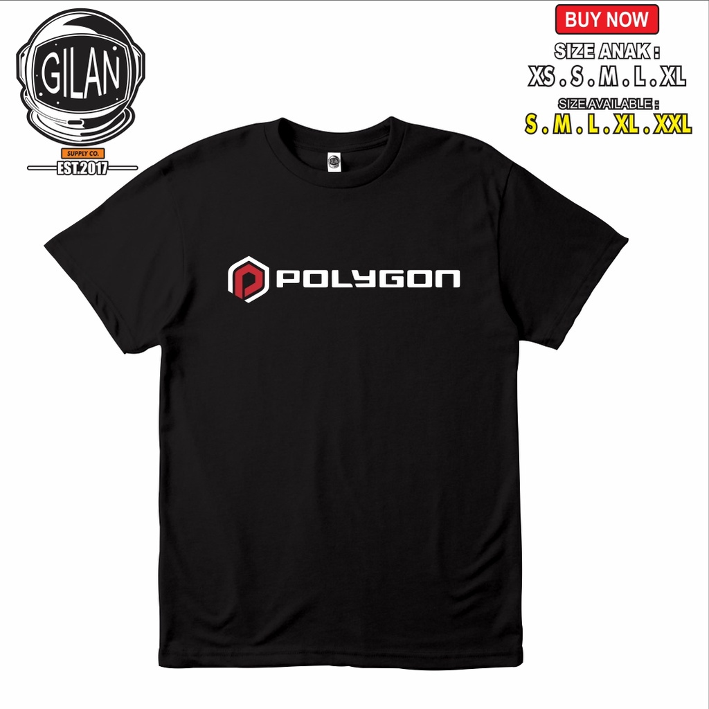 Kaos Baju Polygon Logo Stratos siskiu MTB RB Bike Bicycle XC Olahraga Hobi - GIlan cloth