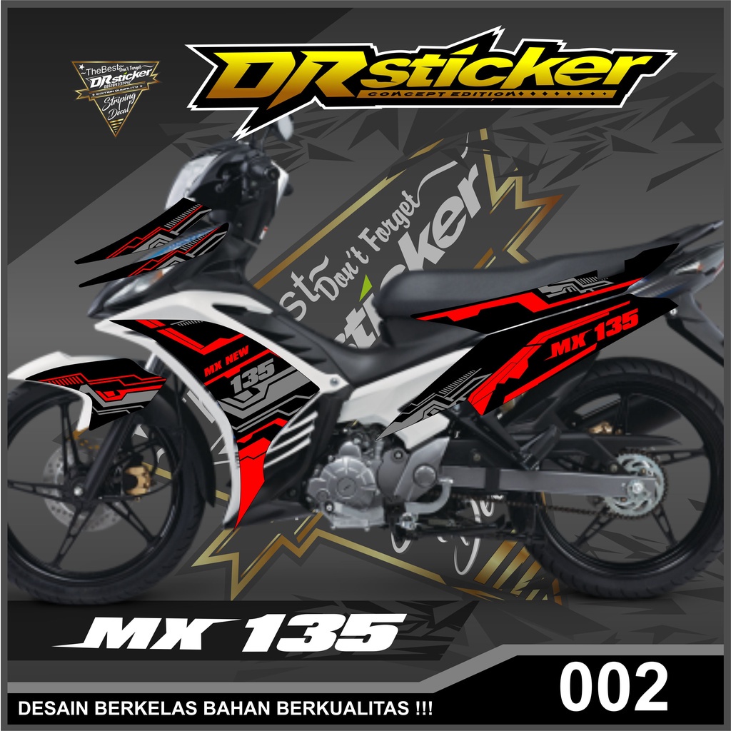 115  (Cod) Striping Yamaha Jupiter MX New 135 - Striping Variasi Jupiter MX New 135 Semi Full