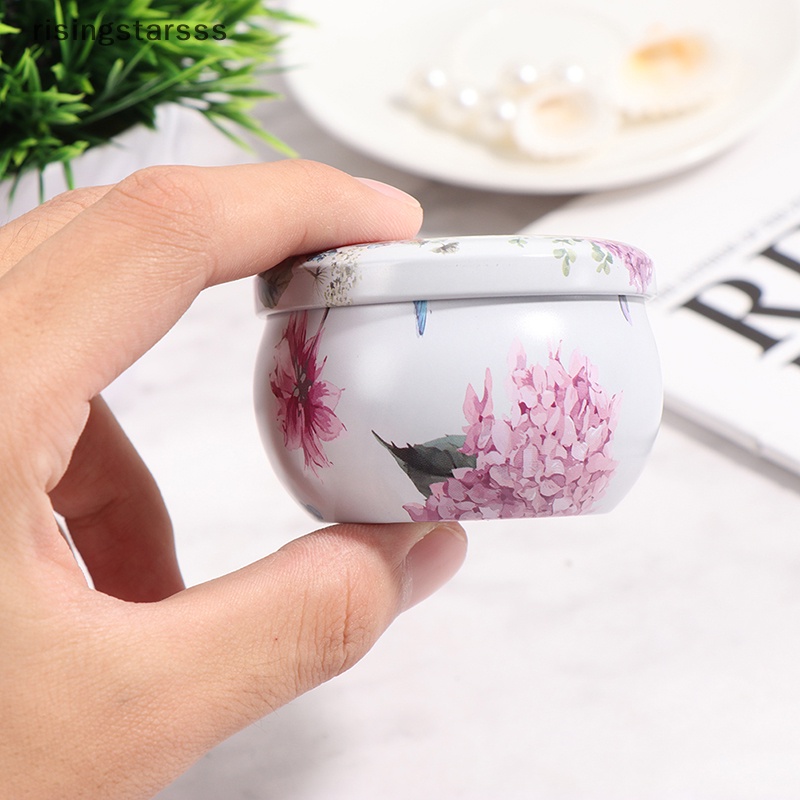 Rsid Span-new 2.2OZ Kepribadian Kotak Permen Berbentuk Drum Kotak Kue Pasokan Pesta Tea Pot Tin Box Jelly