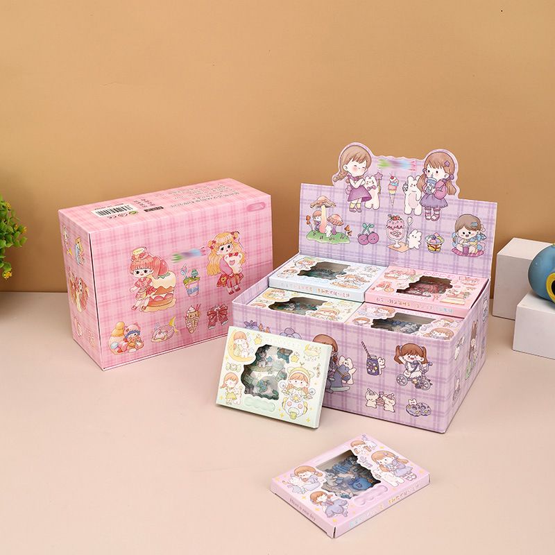 

GC (ISI 4) Stiker Aesthetic Design DIY/Stiker Anti Air Botol Hp Laptop Lucu / Buku Diary Stiker Motif