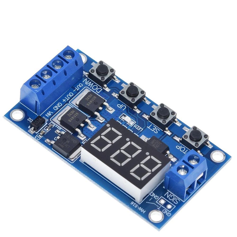 TOP Delay Relay DIY LED Dual MOS Switch Papan Sirkuit