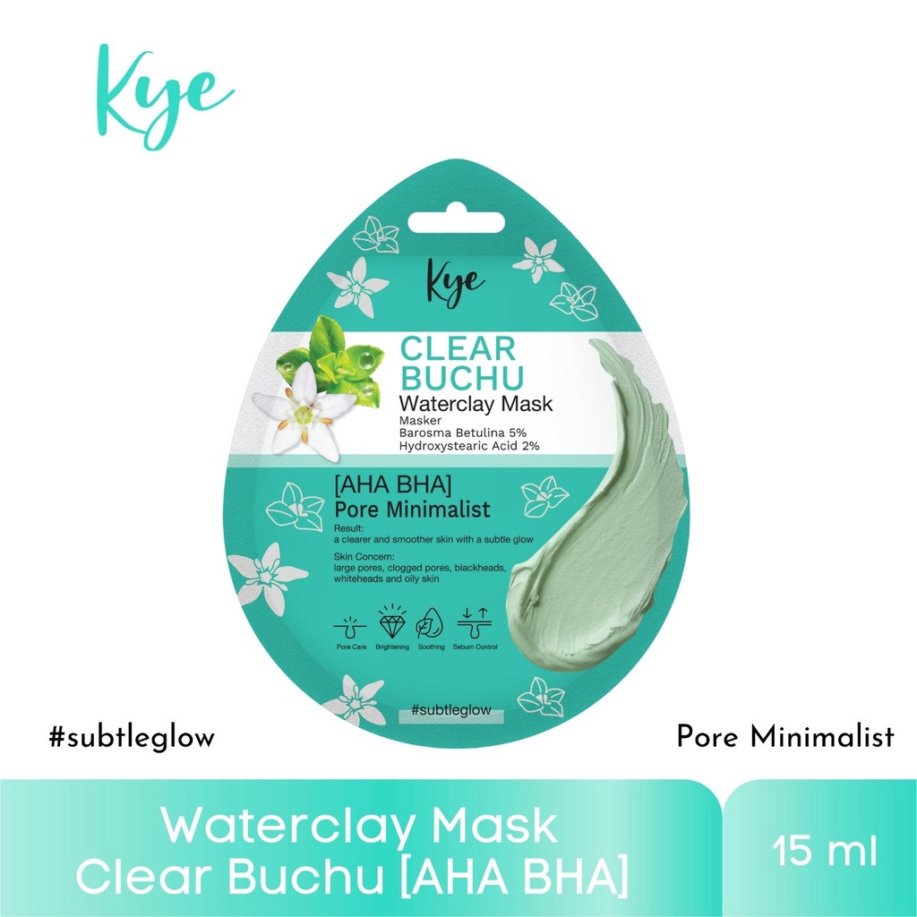 Kye - Clear Buchu Waterclay Mask - 15ml Sachet