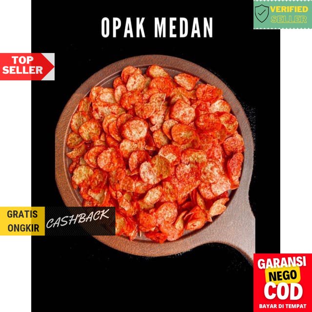 

Opak medan 250 gram keripik opak medan opak medan pedas opak medan balado keripik medan pedas murah .