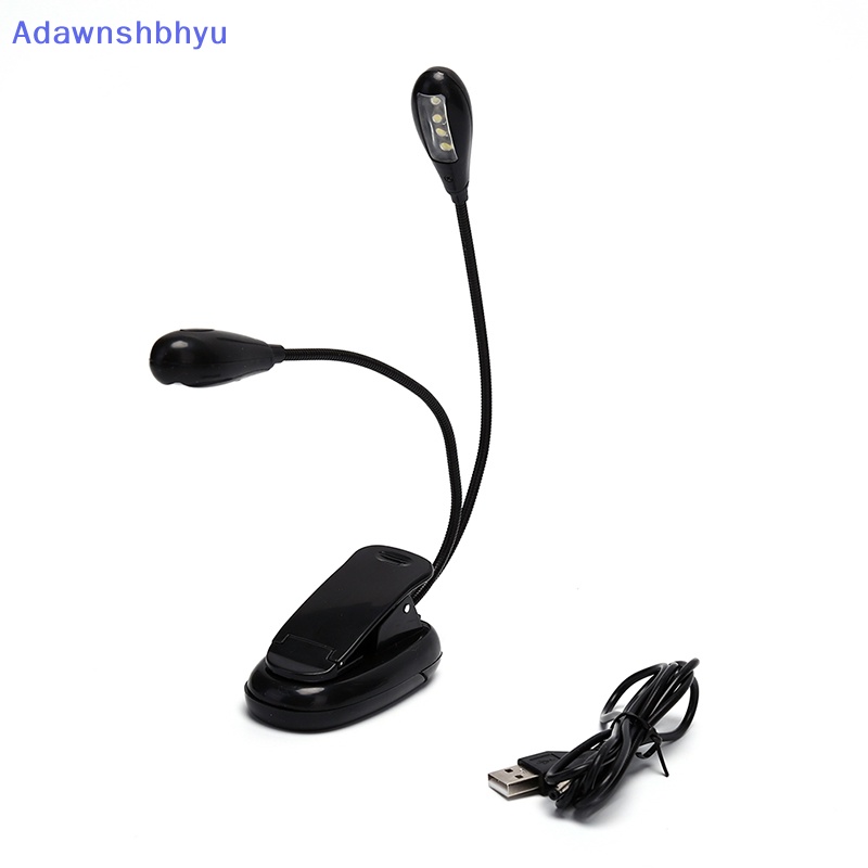 Adhyu Orchestra Music Stand Light LED Clip-on Adjustable Lampu Baca Buku USB ID