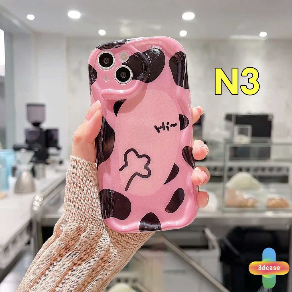 Casing Kitty Wave floating OPPO A17 A17K A16 A95 A57 A16S A77 A57S A57E A55 A7 A15 A54 A5S A3S A76 A96 A5 A9 A31 A53 A33 2020 A77S A12 A12S A1K A16E A16K A54S Reno 7 7Z 8Z 5 4 6 8 5F 5K 4F Kartun Kucing Lucu Leopard Kotak Kotak 3D Wavy Curved Edge Case