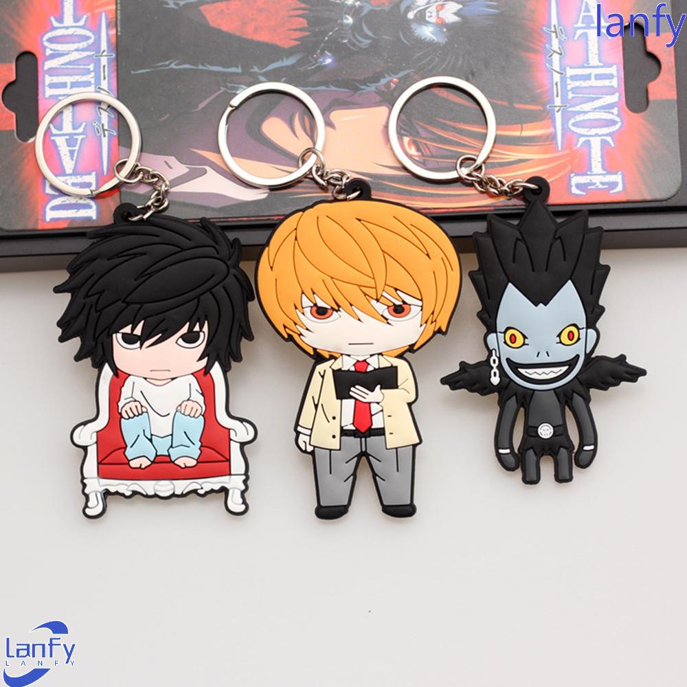 Lanfy Death Note Action Figure Gantungan Kunci Mobil Gantungan Kunci Yagami