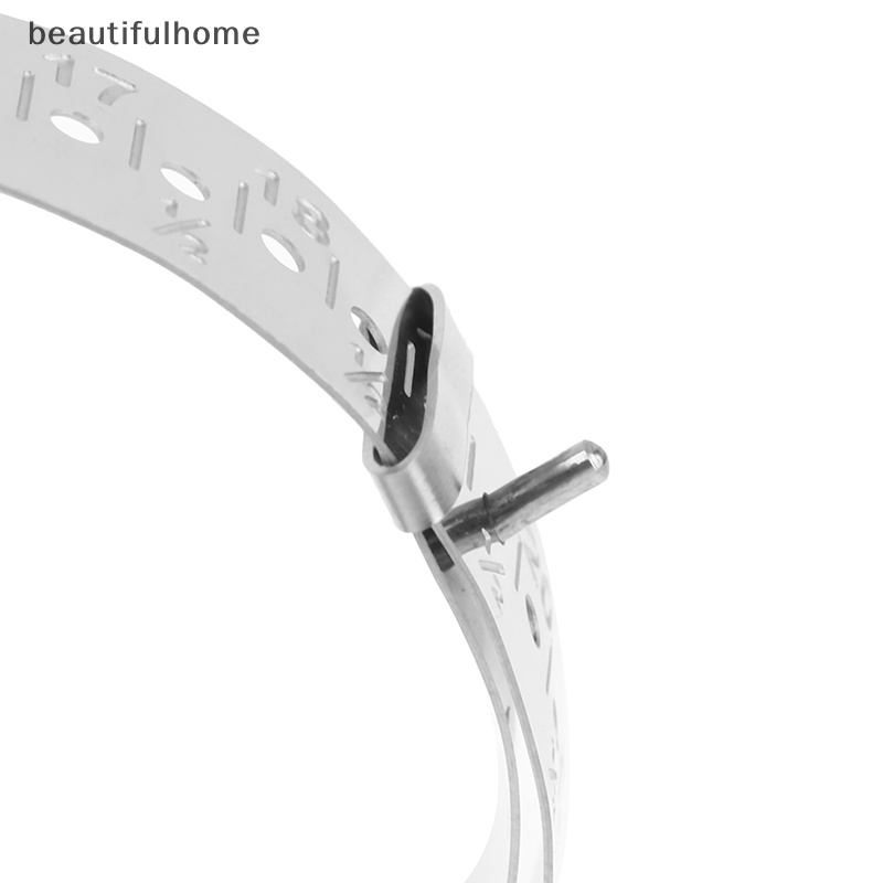 {beautifulhome} Alat Ukur Gelang Tangan Stainless Steel Bangle Sizer Gauge Adjustable.