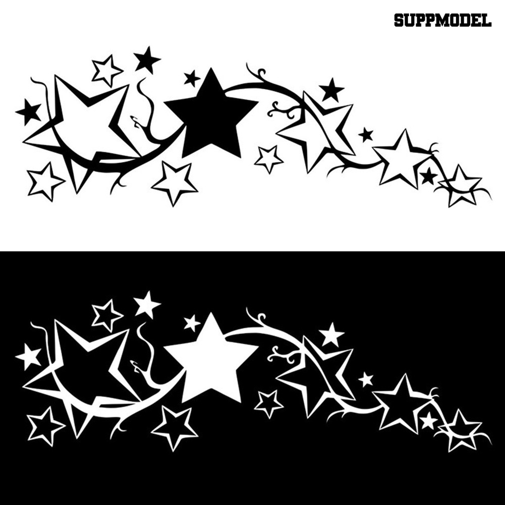 [SM]Bright Star Stiker Jendela Mobil Motor Truck Body Decal Reflektif Dekor
