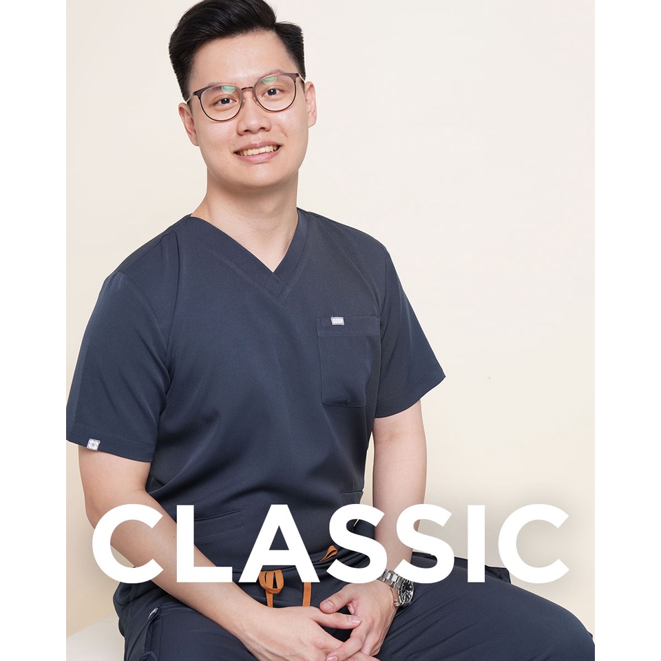 SCRB - Baju Scrub / Medical Scrubs / Baju Jaga - Classic NEW