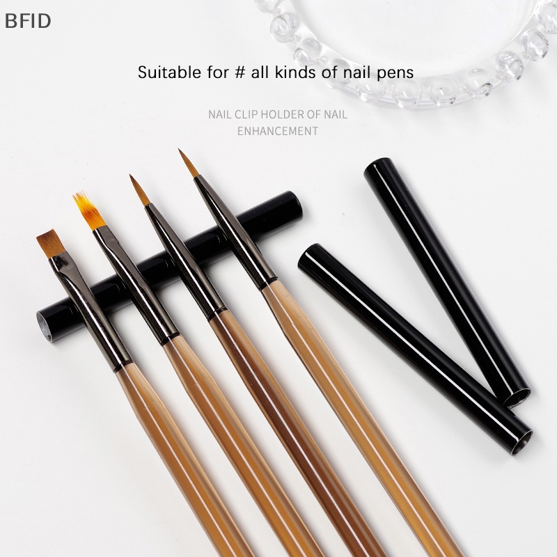 [BFID] 1pcs Plastik Nail Pen Caps Brush Paing Cover Pulpen Salon Manicure Protector [ID]