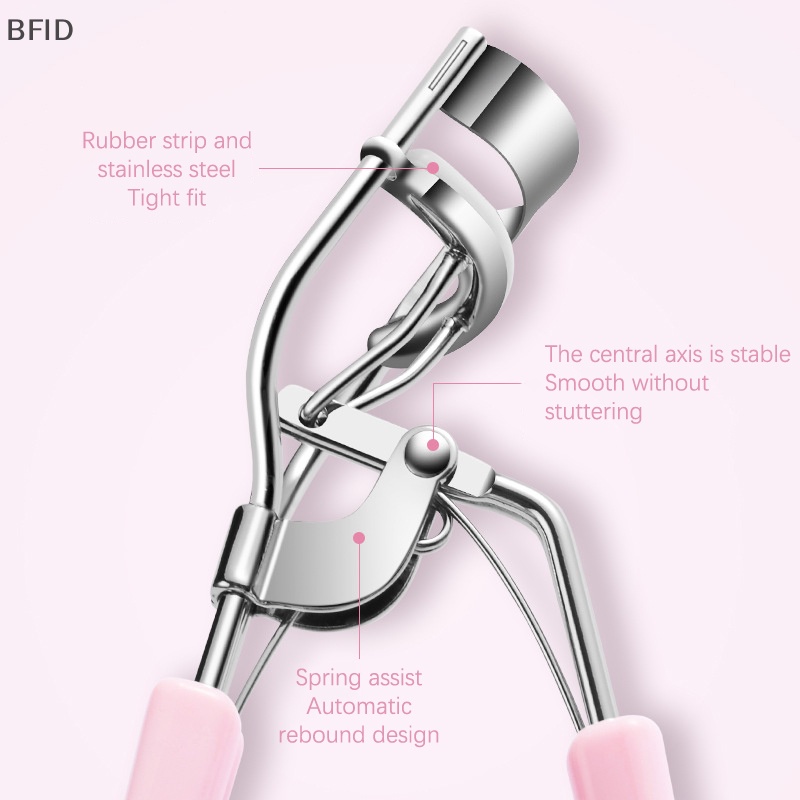 [BFID] Portable Woman Eyelash Curler Professional Finalize Eyelashes Clips Makeup Alat Kecantikan Cocok Untuk Semua Mata [ID]