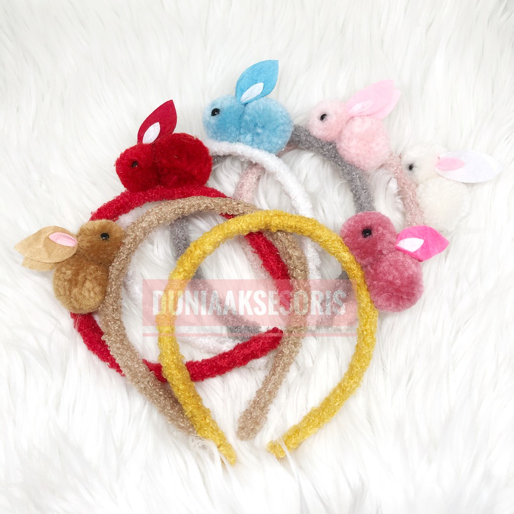 BANDO ANAK MOTIF KELINCI / HEADBAND RABBIT