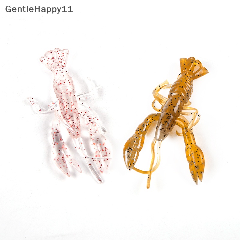 Gentlehappy 5 Pcs 5.5 cm /1.5g Buatan Palu Udang Silika Gel Lembut Umpan Renang Simulasi Udang Bionic Umpan Memancing Memikat id