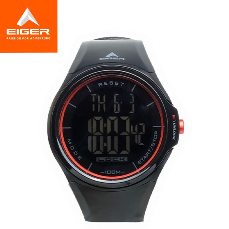 𝙀𝙄𝙂𝙀𝙍1989 JAM TANGAN ORIGINAL TOUCH DIGI WATCH