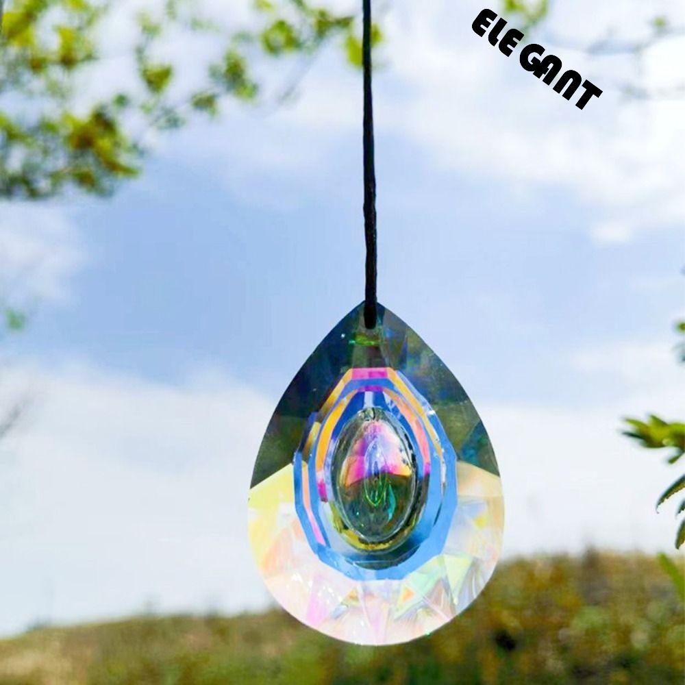 [Elegan] Sun Catcher AB Warna Berkualitas Tinggi Prisma Taman Gantung Pernikahan Pelangi Pembuat Dekorasi Rumah Mobil Liontin