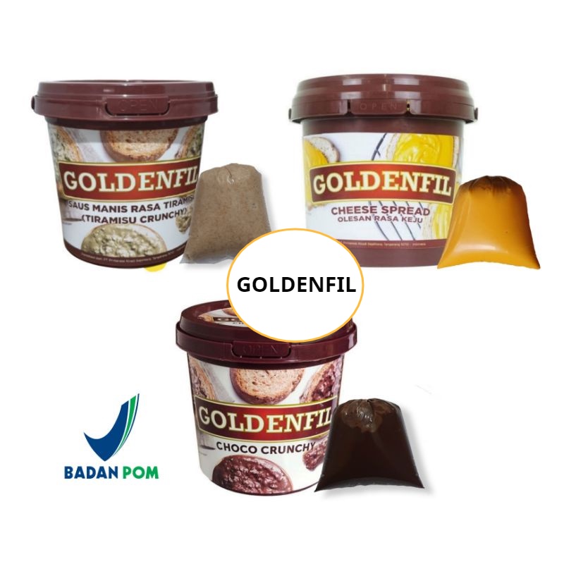 

GOLDENFIL CRUNCHY 250gr (Pembelian 1pail Klik Sejumlah 4) Selai Crunchy Malt BEST SELLER