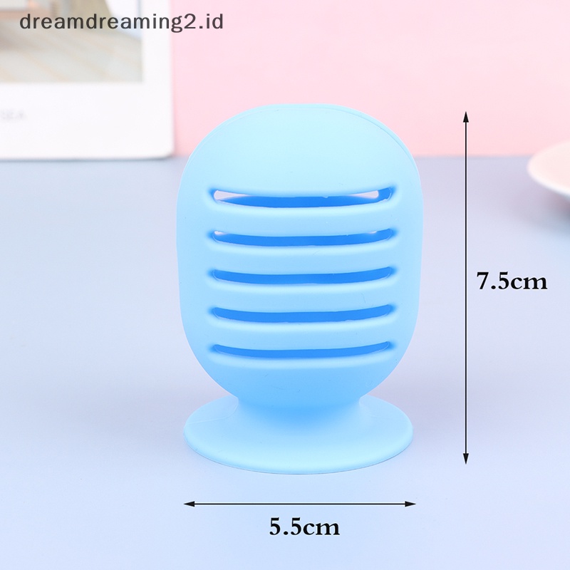 (drea) Blender Makeup Kecantikan Silikon Rak Penyimpanan Powder Puff Egg Sponge Drying Stand //