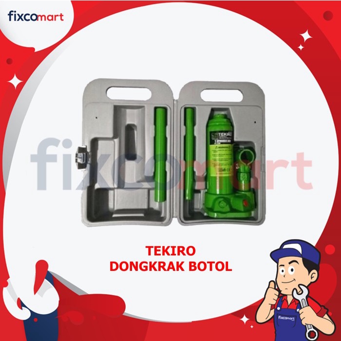 Tekiro Dongkrak Botol 6 Ton / Tekiro Hydraulic Bottle Jack