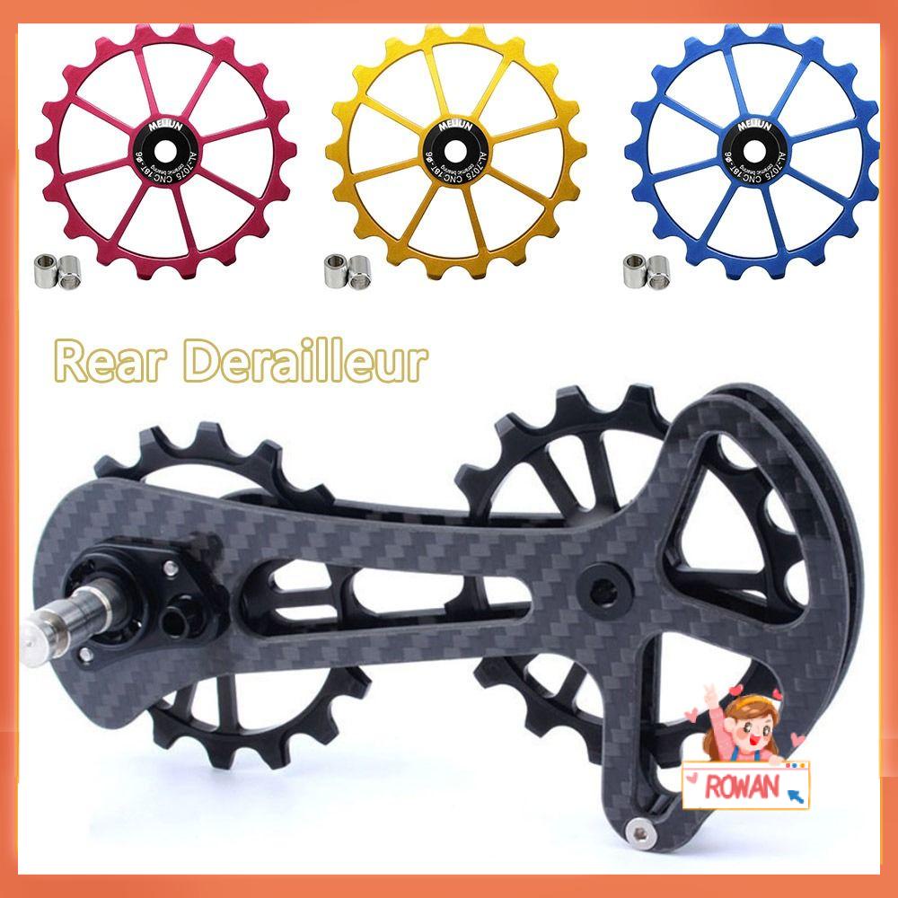 R-FLOWER Rear Derailleur Olahraga Outdoor MTB 18T Bike Guide Roller Idler