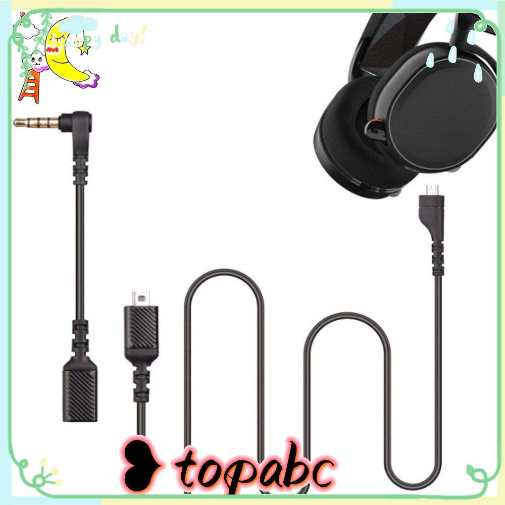 TOP Kabel Headphone Universal Microphone Extension Braided Wires Kabel Headset Kabel Pengganti Untuk SteelSeries