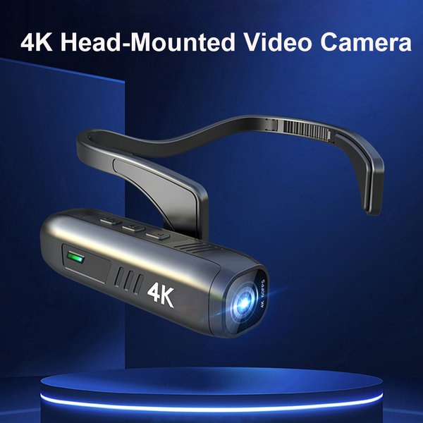 PNK23 QS Head Mounted Mini WIFI Sport Camcorder 4K 30FPS Anti Shake