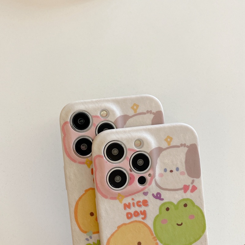 Lovely Cartoon Panda Soft TPU Case iP iPhone 6 6S 7 8 14 + Plus SE 2020 2022 X XR XS Max 11 12 13 Pro Max FTD Casing Apple