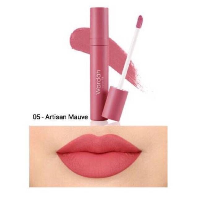 BB - Wardah Colorfit Velvet Matte Lip Mousse/ Nyaman dan Lembap di Bibir