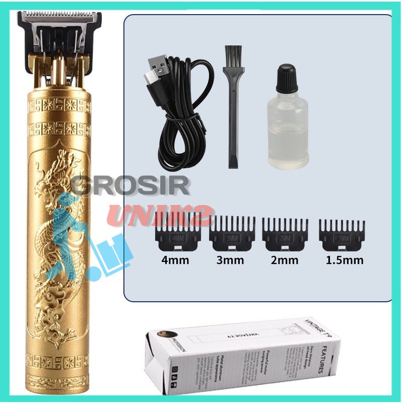 T9 Alat Cukur Rambut Reparasi Jenggot Cukur Rambut Badan Hair Trimmer Clippers Corteiz Mesin Listrik Pria Mesin Potong Rambut 0mm Barber Shaver GROSIR