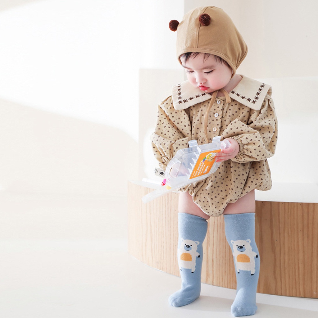 ☛TK☚ Kaos Kaki Panjang Karakter Hewan Kaus Kaki Anak Bayi Motif Unik Baby Animal Socks Kids Import KK083
