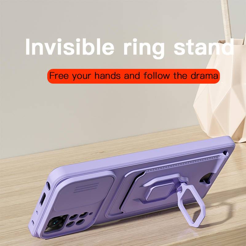 REDMI Shockproof Case Untuk Redmi10 Prime 10A 10C 12C 11A 9C 9A 9T 10x9 Power Global Camera Protection Lanyard Ring Phone Cover Untuk Xiaomi mi Poco C3