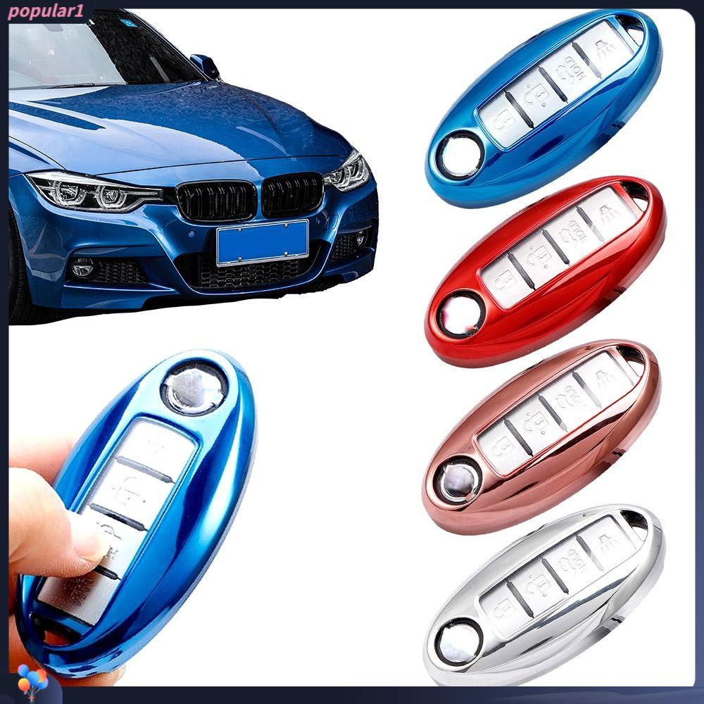 POPULAR Remote Key Case Full Protection Pelindung Kulit Key Fob Cover Untuk Nissan